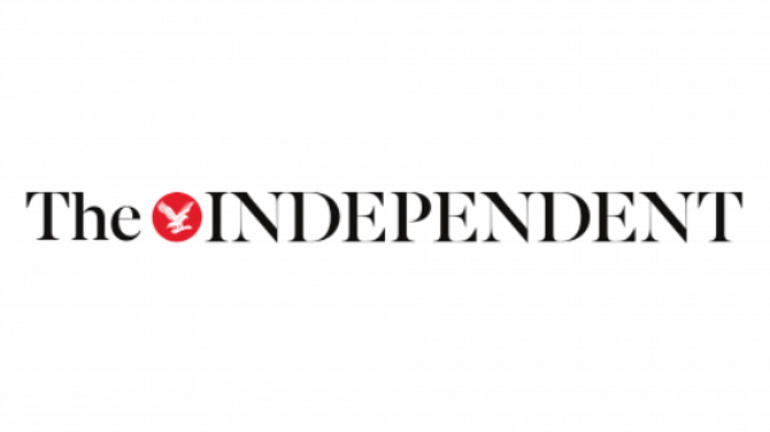 Logo of 'The Independent' newspaper on a white background