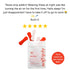 Nose strip product with customer review and promotional text on a white background